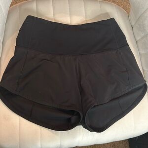 LULULEMON SPEED UP HR lined shorts 2.5”